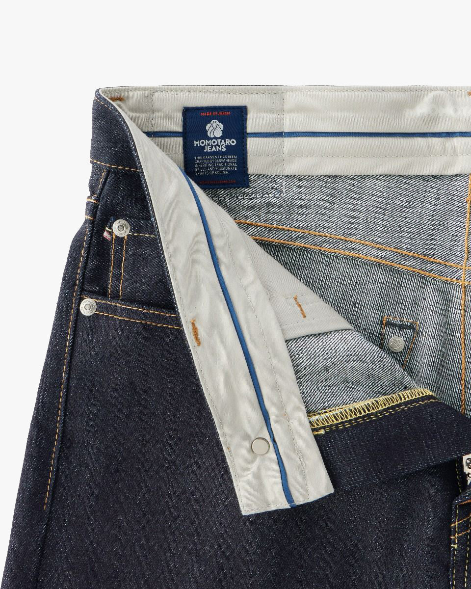 MOMOTARO JEANS #200 Standard Tapered Fit Mens Jeans - 14.7oz Zimbabwe Cotton Selvedge Denim / Button | MOMOTARO JEANS Jeans | JEANSTORE