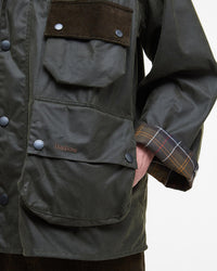 Barbour Heritage Modified Solway Wax Jacket - Olive | Barbour Jackets & Coats | JEANSTORE