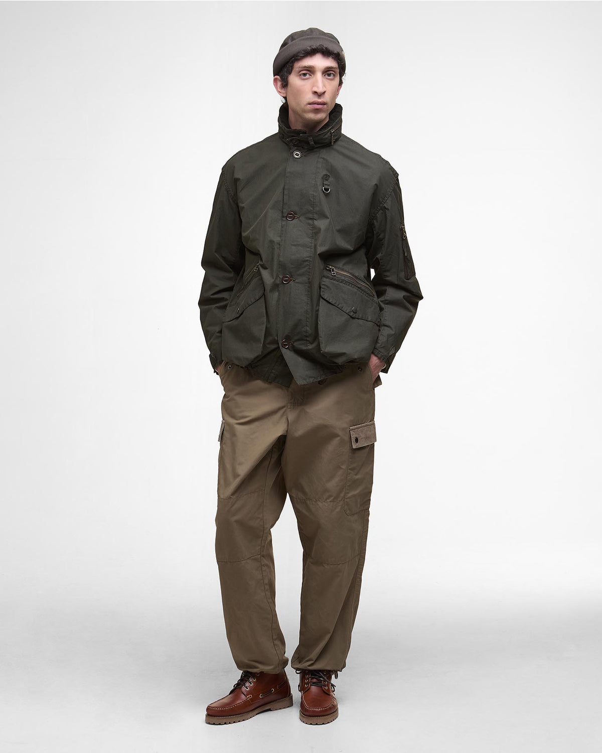 Barbour Heritage Arndale Showerproof Jacket - Pigment Green | Barbour Jackets & Coats | JEANSTORE