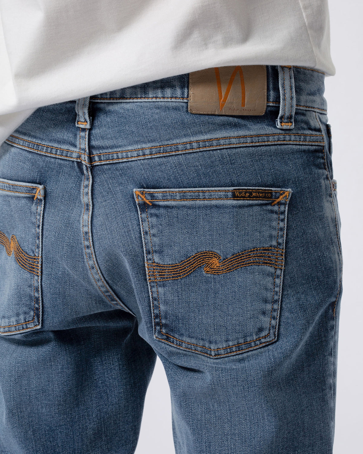 Nudie Lean Dean Slim Tapered Mens Jeans - Lost Orange | Nudie Jeans Jeans | JEANSTORE