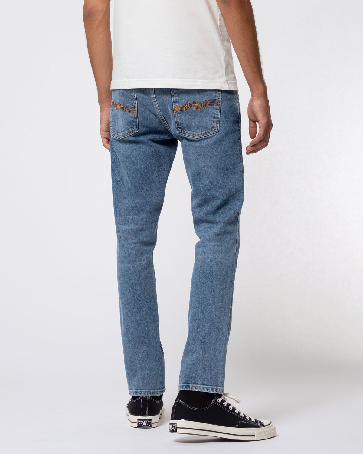 Nudie Lean Dean Slim Tapered Mens Jeans - Lost Orange | Nudie Jeans Jeans | JEANSTORE