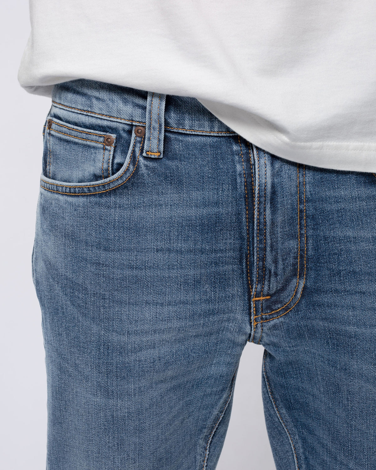Nudie Lean Dean Slim Tapered Mens Jeans - Lost Orange | Nudie Jeans Jeans | JEANSTORE