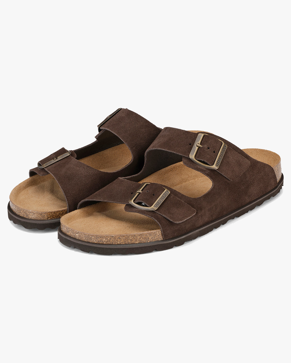 Shepherd® Of Sweden Mikael Sandals - Brown Suede