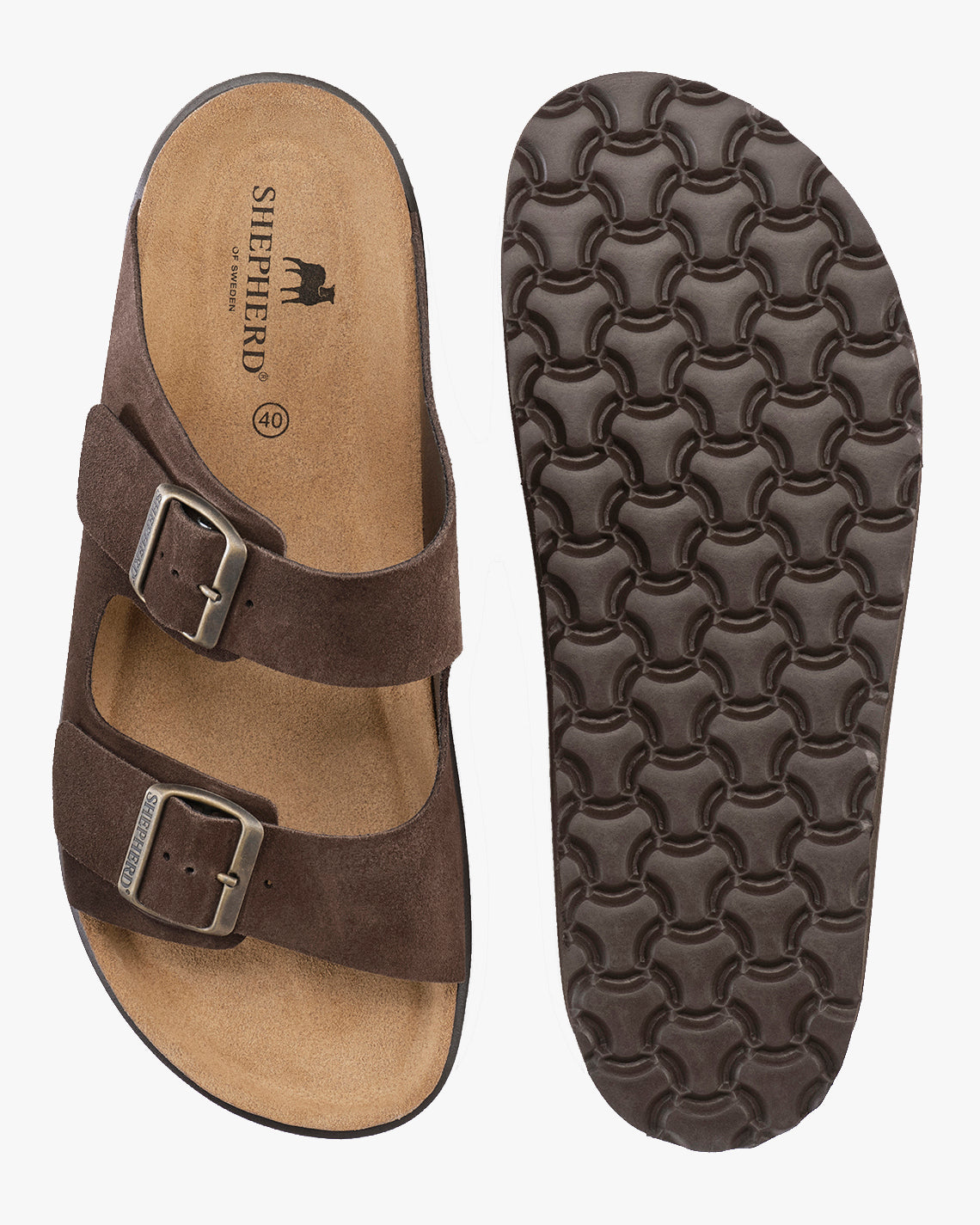Shepherd® Of Sweden Mikael Sandals - Brown Suede