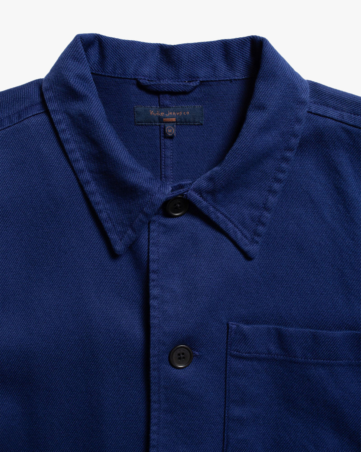 Nudie Jeans Barney Worker Jacket - Mid Blue | Nudie Jeans Jackets & Coats | JEANSTORE