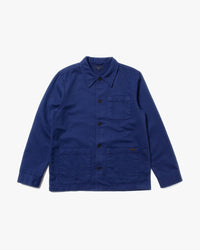 Nudie Jeans Barney Worker Jacket - Mid Blue | Nudie Jeans Jackets & Coats | JEANSTORE