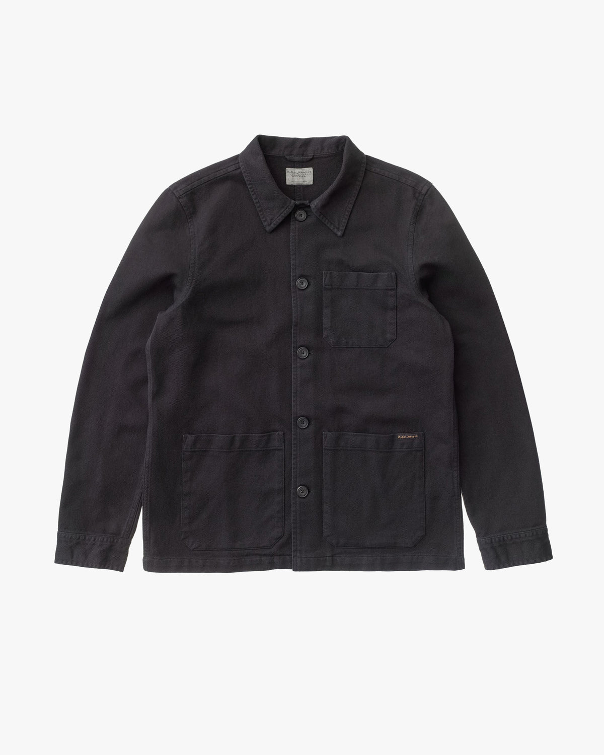 Nudie Jeans Barney Worker Jacket - Black | Nudie Jeans Jackets & Coats | JEANSTORE