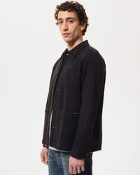 Nudie Jeans Barney Worker Jacket - Black | Nudie Jeans Jackets & Coats | JEANSTORE