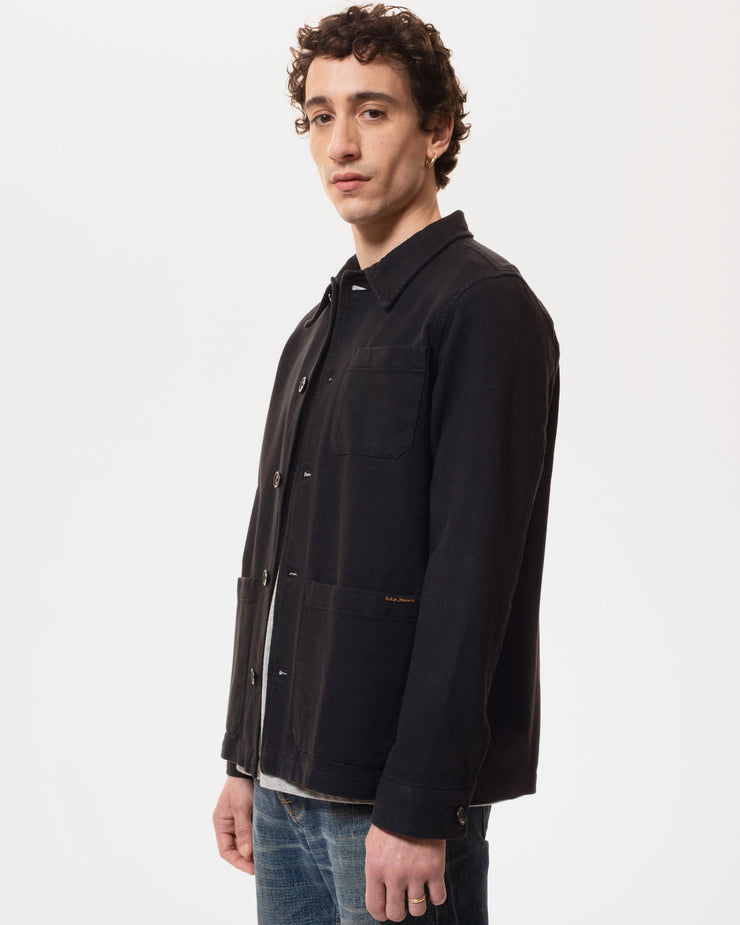 Nudie Jeans Barney Worker Jacket - Black