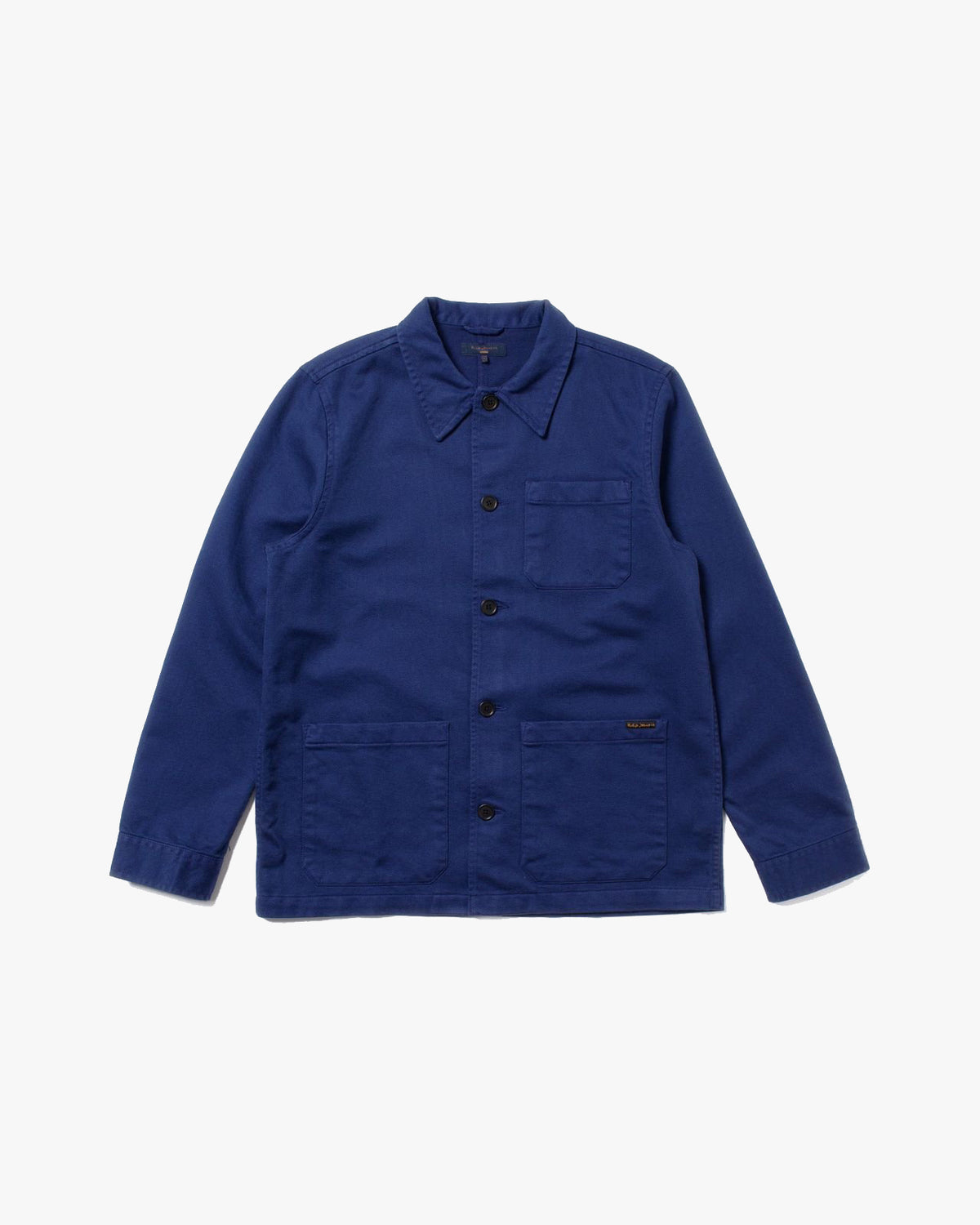 Nudie Jeans Barney Worker Jacket - Mid Blue | Nudie Jeans Jackets & Coats | JEANSTORE