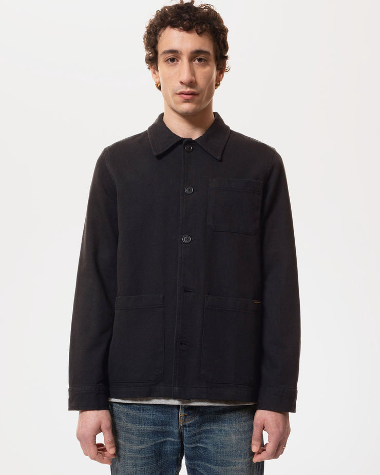 Nudie Jeans Barney Worker Jacket - Black