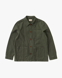 Nudie Jeans Barney Worker Jacket - Olive | Nudie Jeans Jackets & Coats | JEANSTORE