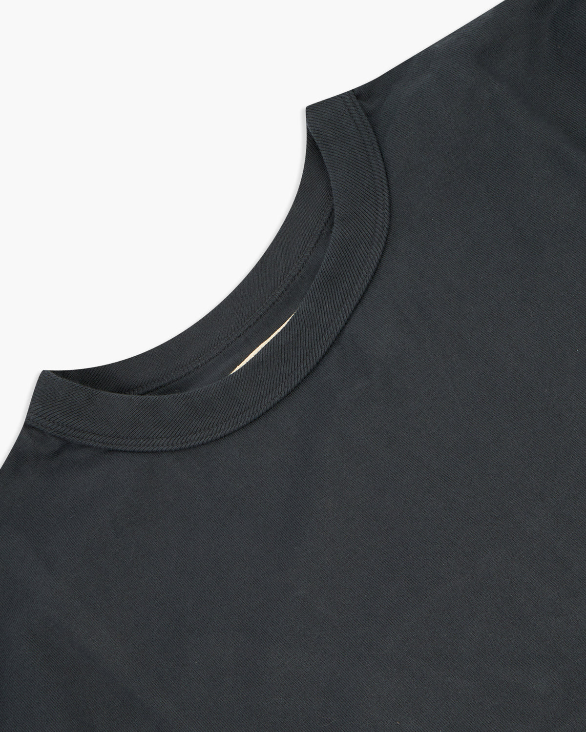 Fullcount 5222-22 Flat Seam Heavyweight T Shirt - Ink Black | Fullcount T Shirts | JEANSTORE