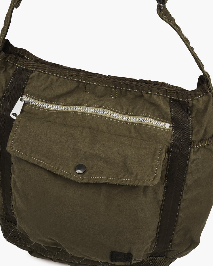 Porter-Yoshida & Co. Crag Shoulder Bag (L) - Olive