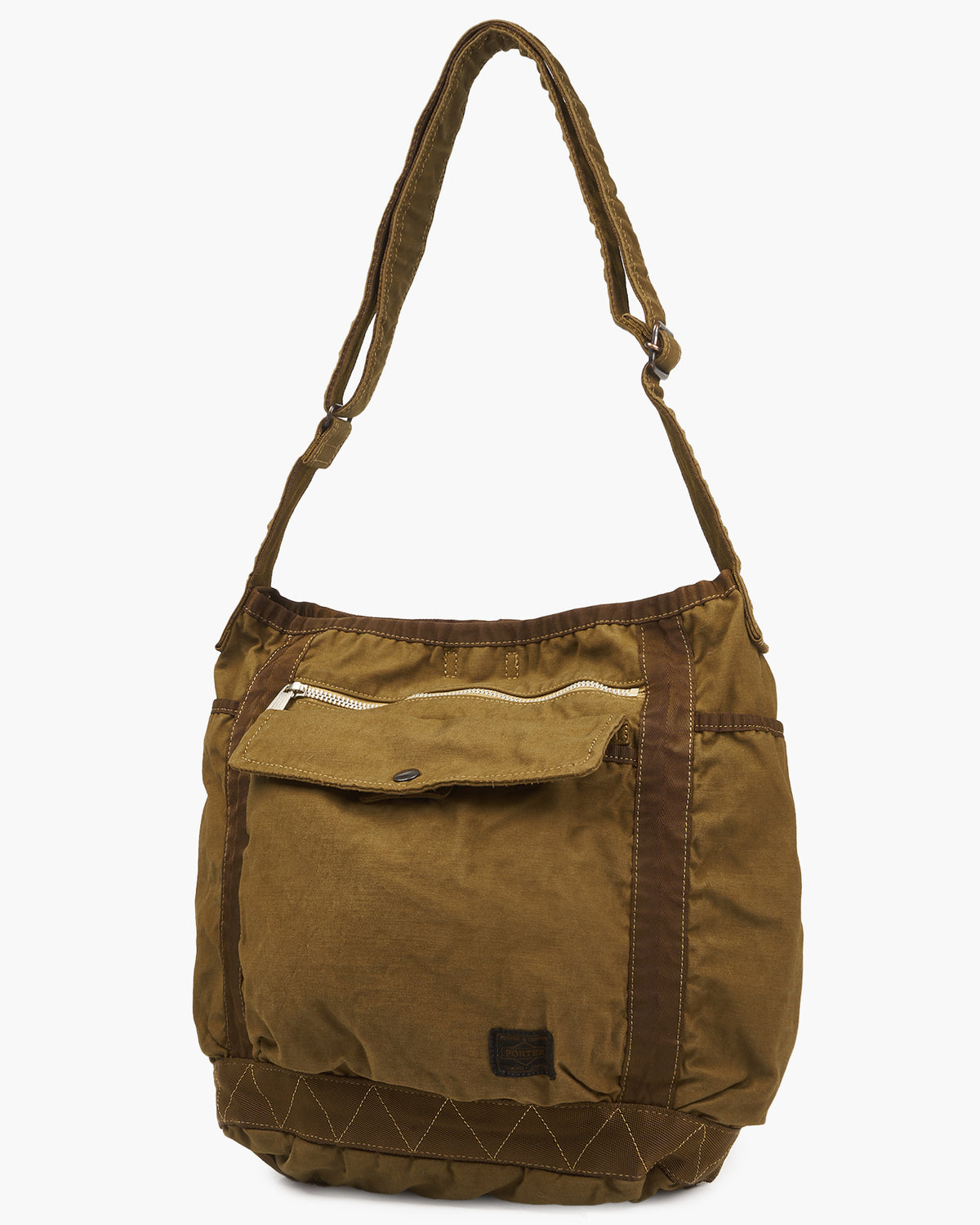 Porter-Yoshida & Co. Crag Shoulder Bag (L) - Coyote | Porter-Yoshida & Co. Bags | JEANSTORE