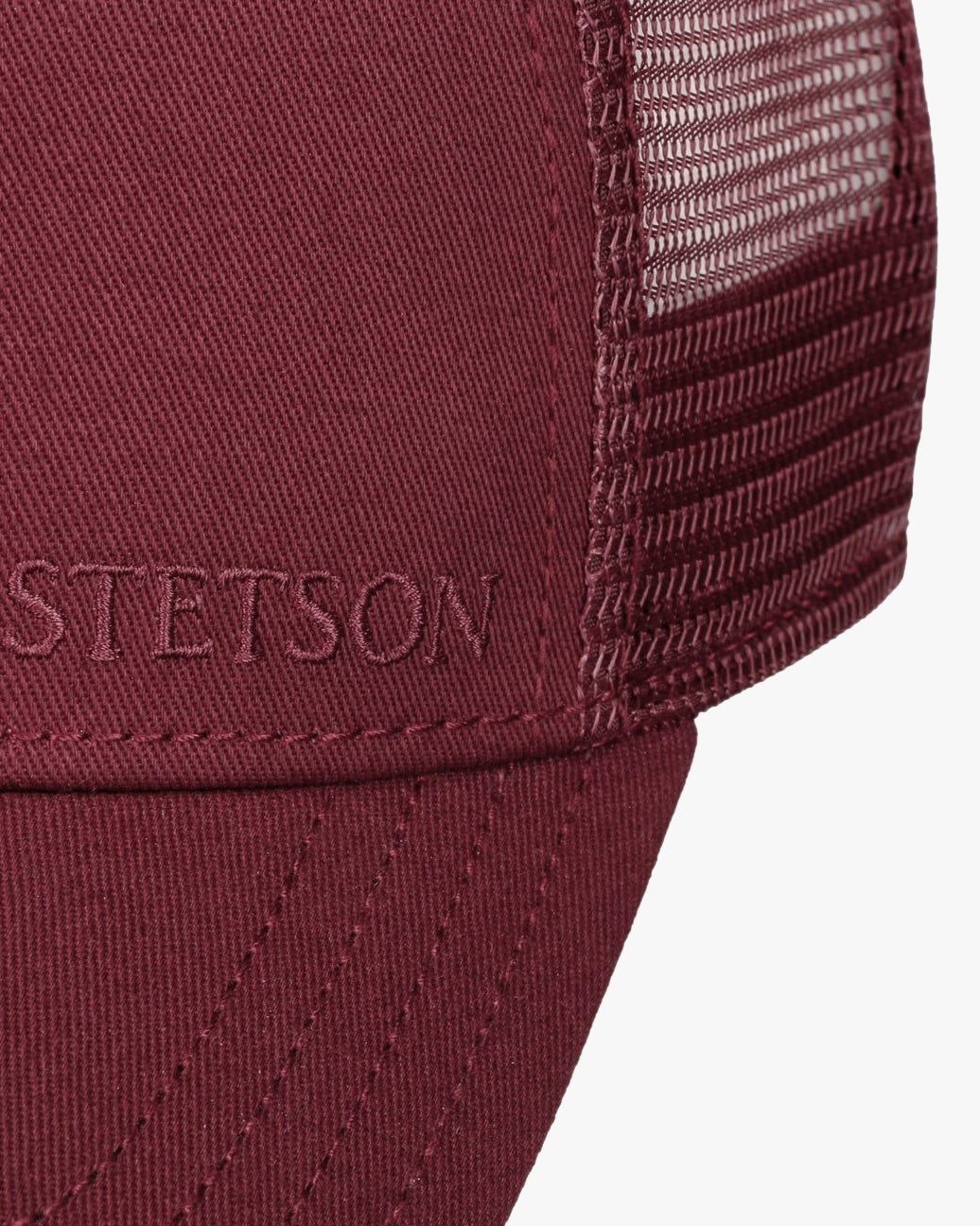 Stetson Cotton Trucker Cap - Red | Stetson Hats | JEANSTORE