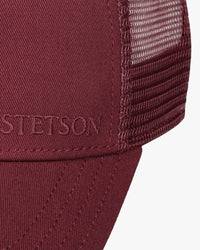 Stetson Cotton Trucker Cap - Red | Stetson Hats | JEANSTORE