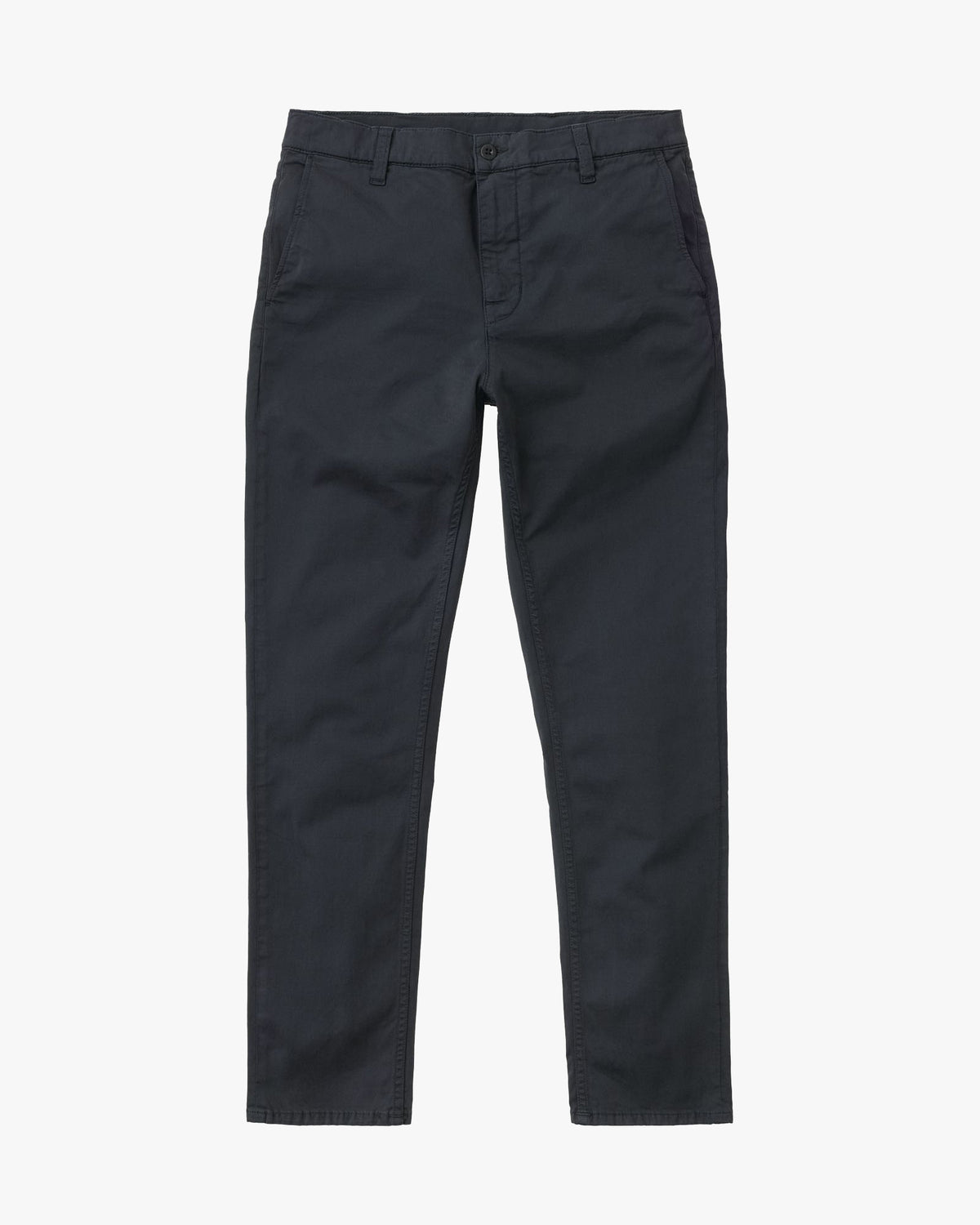 Nudie Easy Alvin Slim Tapered Mens Chinos - Dark Midnight | Nudie Jeans Chinos & Trousers | JEANSTORE