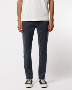 Nudie Easy Alvin Slim Tapered Mens Chinos - Dark Midnight