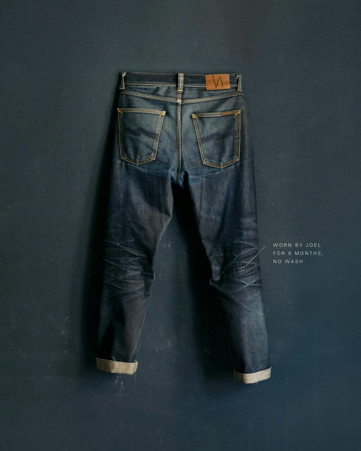 Nudie Gritty Jackson Regular Fit Mens Jeans - Dry Maze Selvage