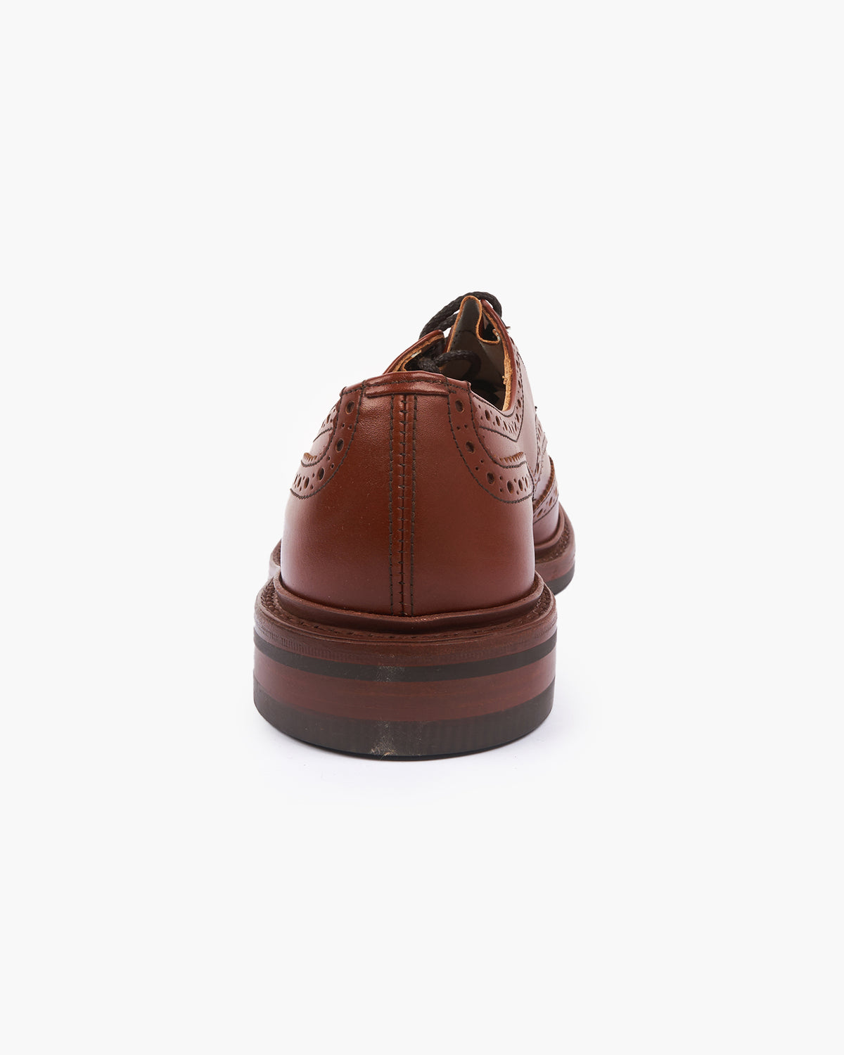 Trickers Bourton Country Derby Brogues - Marron Antique / Dainite Sole | Trickers Shoes | JEANSTORE
