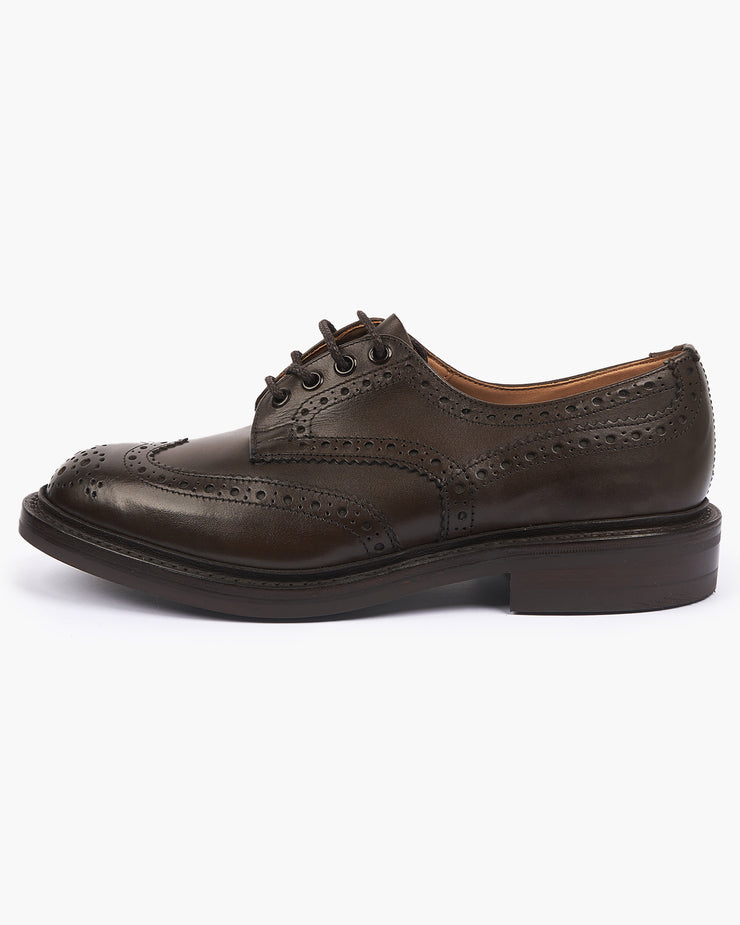 Trickers Bourton Country Derby Brogues - Burgundy Bookbinder
