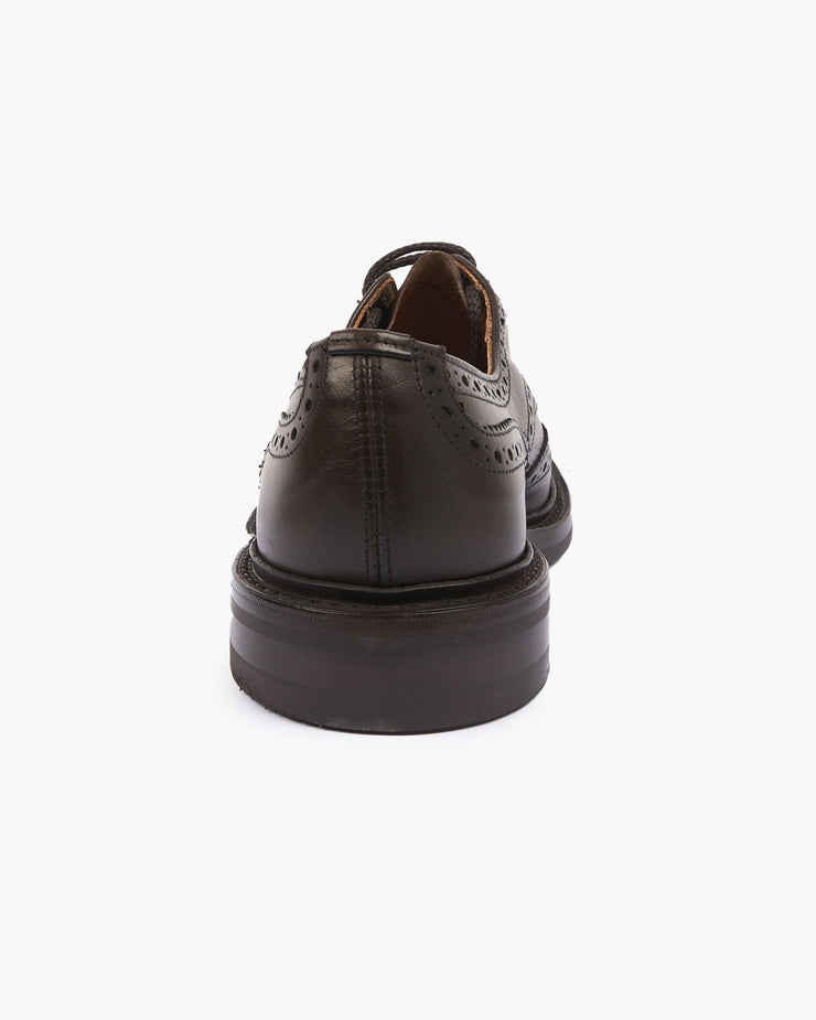 Trickers Bourton Country Derby Brogues - Espresso Burnished / Dainite Sole