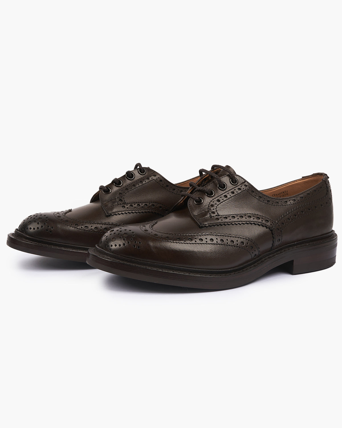 Trickers Bourton Country Derby Brogues - Espresso Burnished / Dainite Sole | Trickers Shoes | JEANSTORE