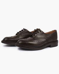Trickers Bourton Country Derby Brogues - Espresso Burnished / Dainite Sole | Trickers Shoes | JEANSTORE