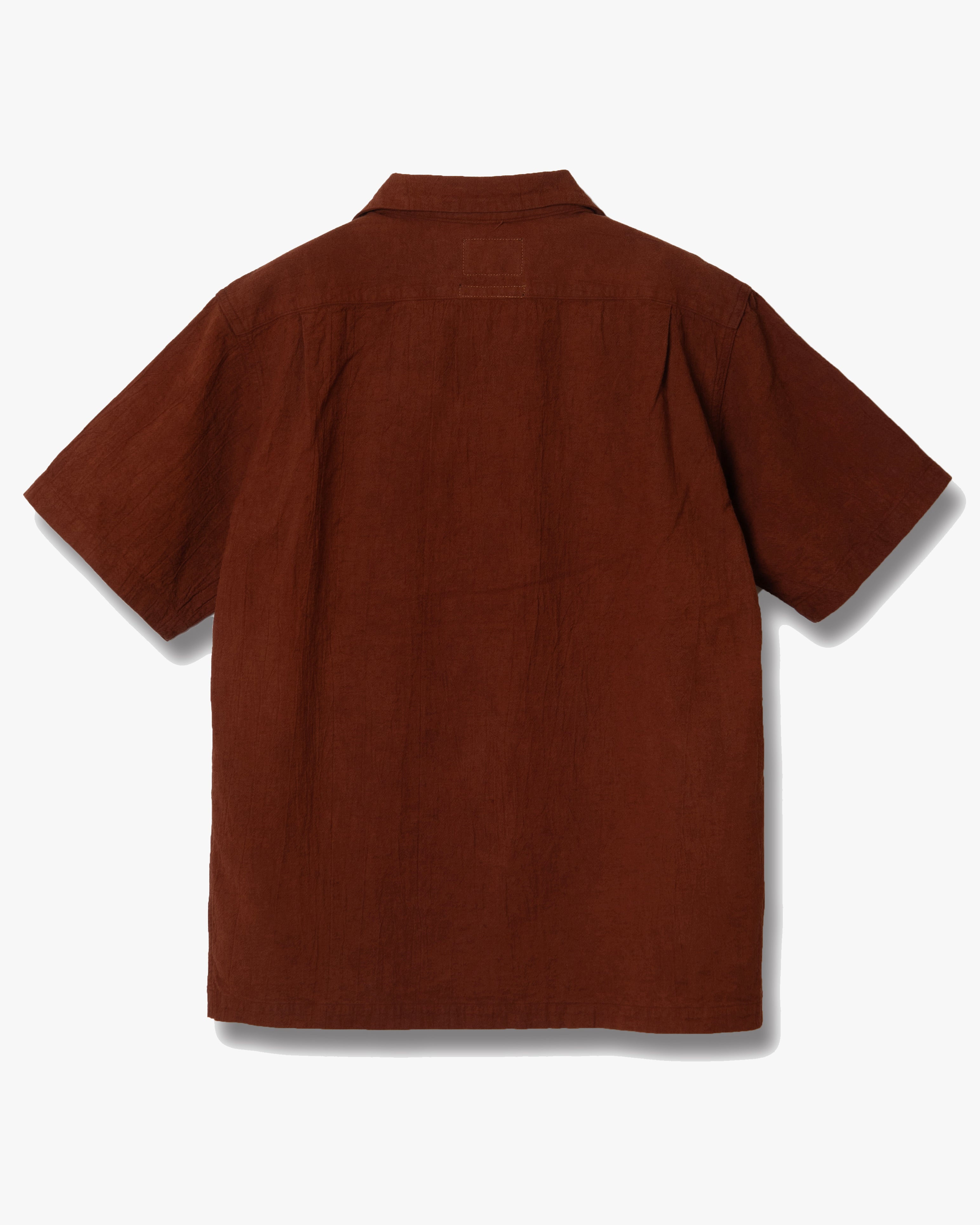 Studio D'Artisan 5739 Amami Mud-Dyed Shirt - Brown