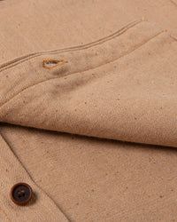 Studio D'Artisan 5740 12oz Fox Cotton Workshirt - Brown | Studio D'Artisan Shirts | JEANSTORE