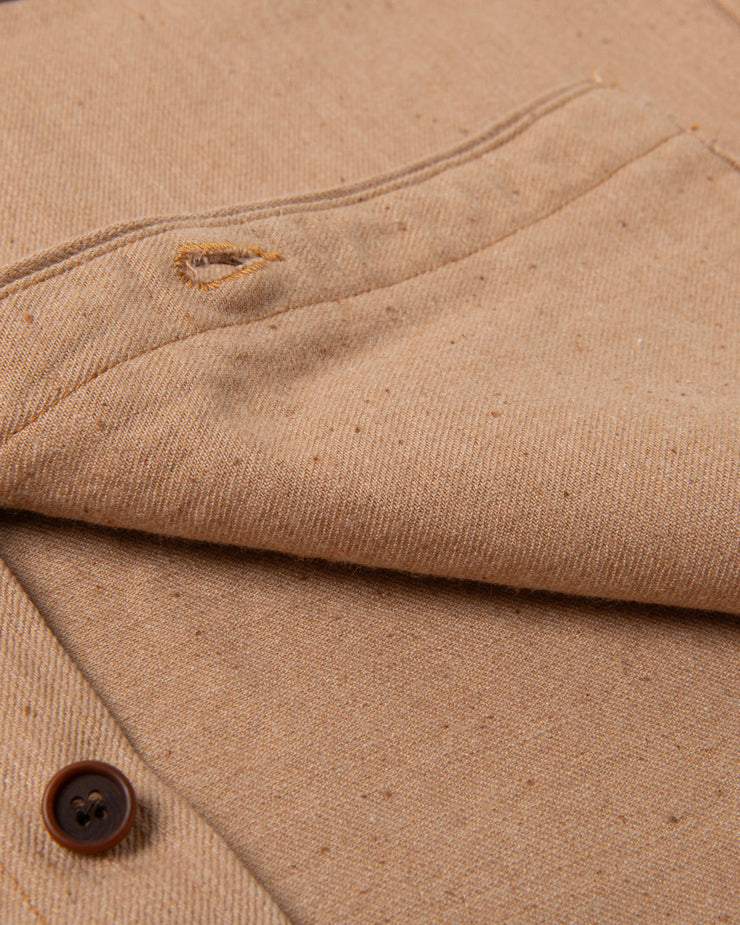 Studio D'Artisan 5740 12oz Fox Cotton Workshirt - Brown