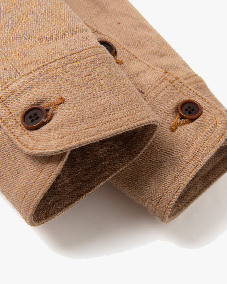 Studio D'Artisan 5740 12oz Fox Cotton Workshirt - Brown