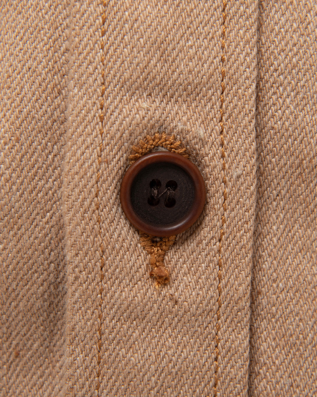Studio D'Artisan 5740 12oz Fox Cotton Workshirt - Brown | Studio D'Artisan Shirts | JEANSTORE