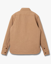Studio D'Artisan 5740 12oz Fox Cotton Workshirt - Brown | Studio D'Artisan Shirts | JEANSTORE