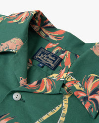 Studio D'Artisan 5742 Aloha Shirt - Green