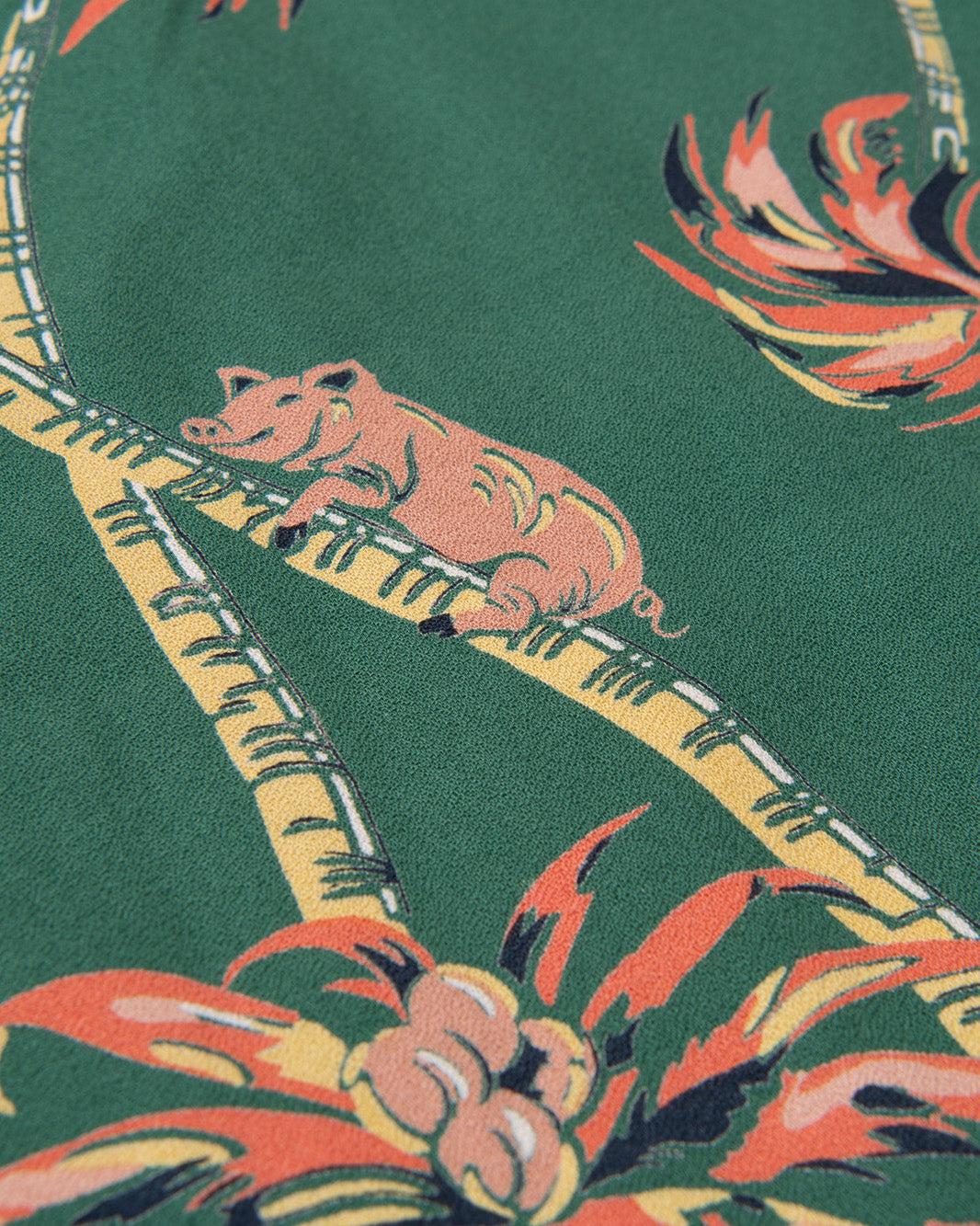 Studio D'Artisan 5742 Aloha Shirt - Green