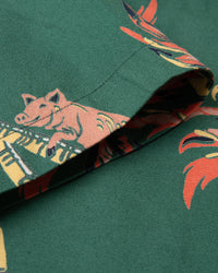 Studio D'Artisan 5742 Aloha Shirt - Green