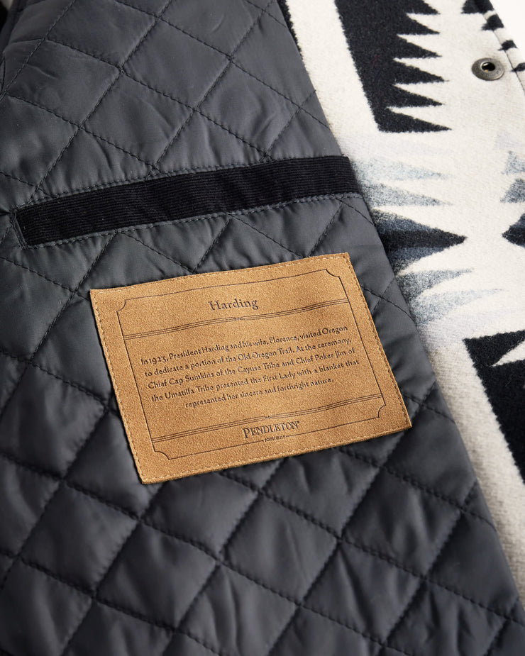 Pendleton Made In USA Quilted Gorge Snap Jacket - Harding Black