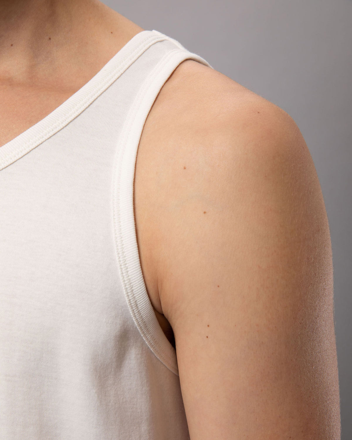 Nudie Jeans Tank Top - Offwhite | Nudie Jeans T Shirts | JEANSTORE