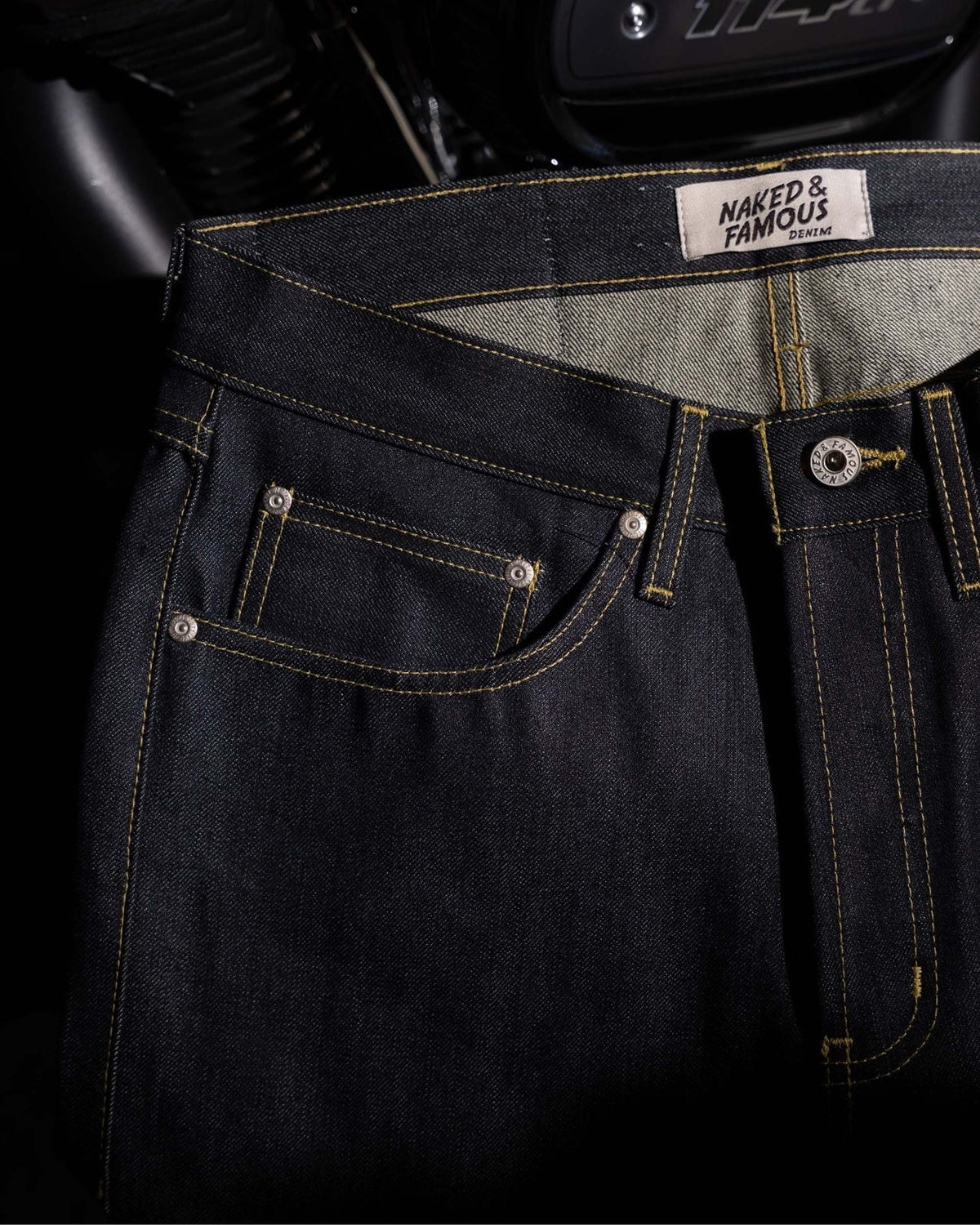 Naked & Famous Denim Weird Guy Regular Tapered Mens Jeans - Guardian 2 | Naked & Famous Denim Jeans | Jeanstore