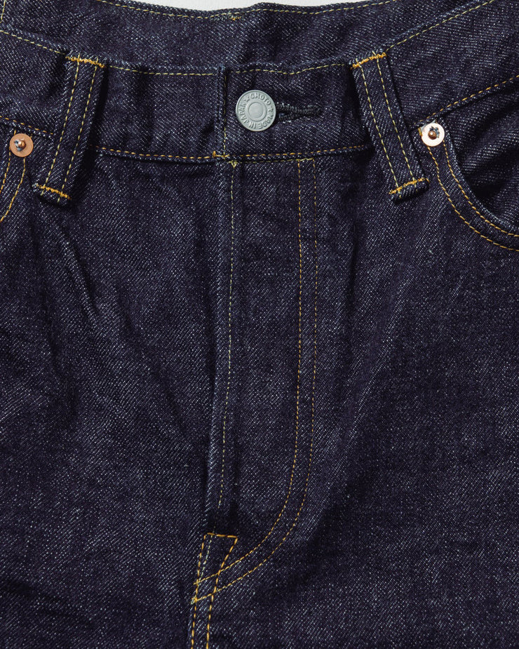 Omoto Denim 0815 Loose Fit 13.5oz Selvedge Jeans - Onewash