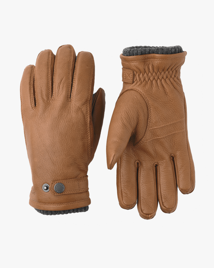 Hestra Utsjö Elk Leather Gloves - Cork | Hestra Gloves | JEANSTORE