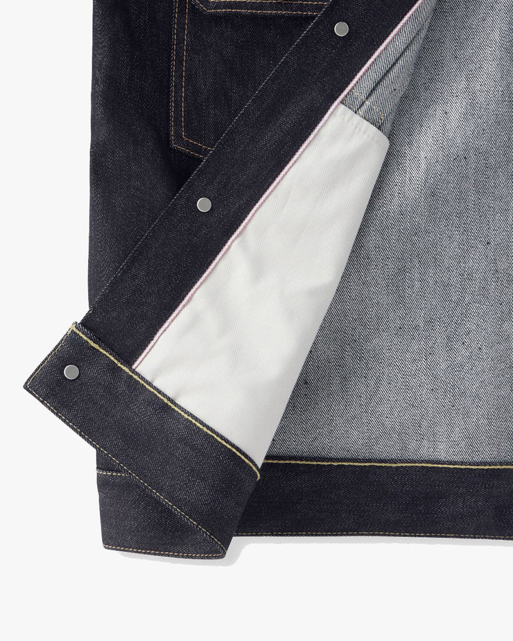 Momotaro Jeans MMGJ0202 #002 Cotton & Silk Selvedge Denim Jacket - Indigo