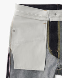 Momotaro Jeans #100 Cotton Silk Straight Fit Mens Jeans - 15oz Zimbabwe Cotton & Silk Selvedge Denim / Zipper | Momotaro Jeans Jeans | JEANSTORE