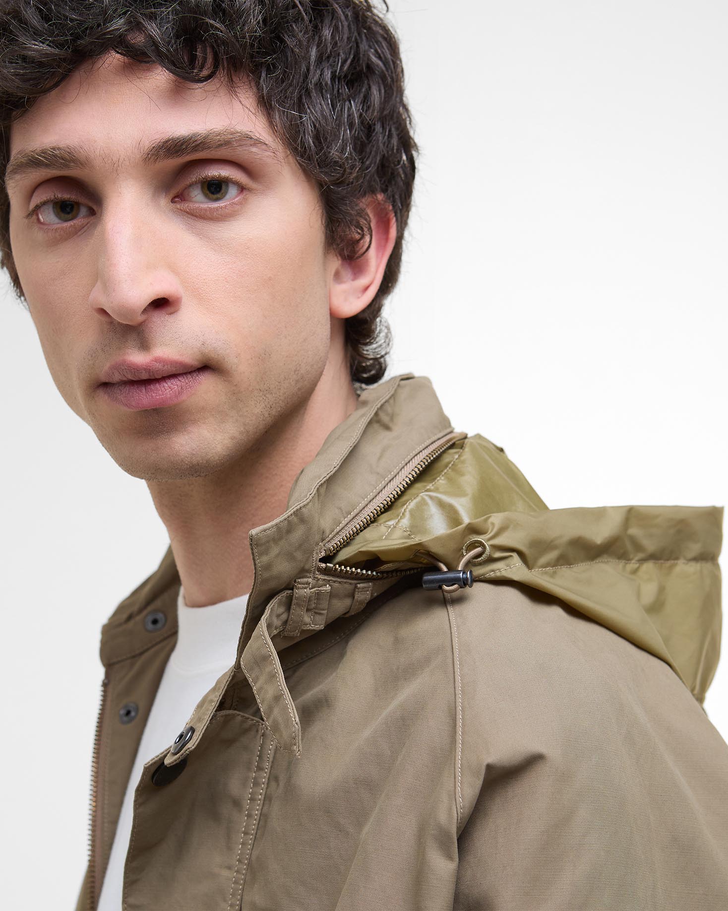 Barbour Heritage Beaufort Blouson Casual Jacket - British Khaki
