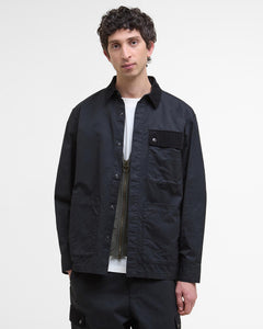 Barbour Heritage Silverbay Oversized Twill Overshirt - Black