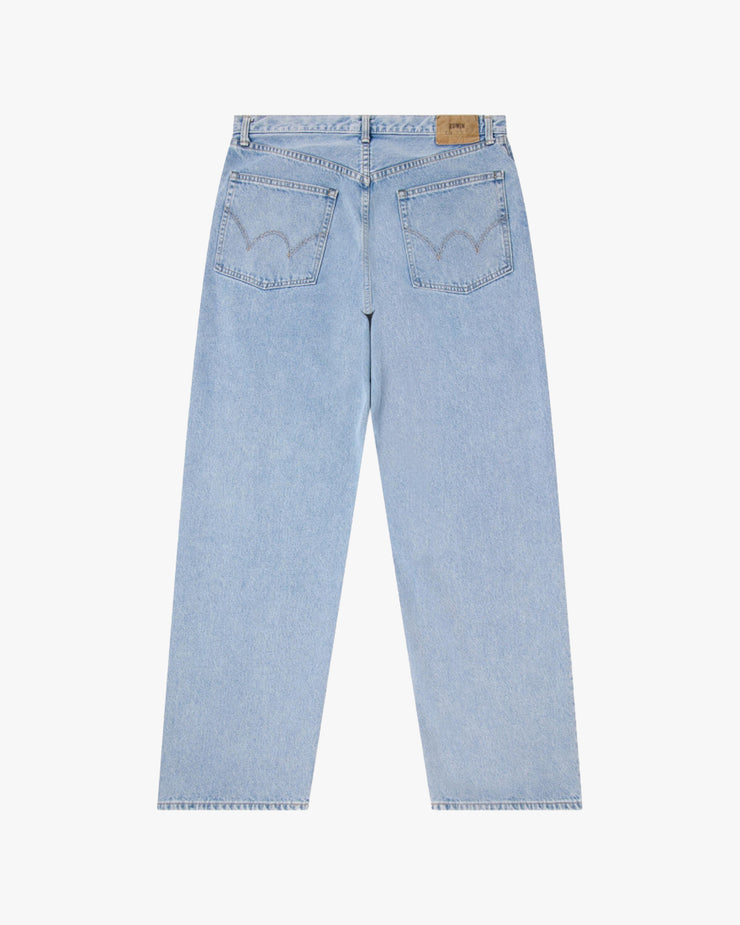 Edwin Made in Japan Wide Pant Loose Mens Jeans - 12.5oz Kaihara Pure Indigo Openend Denim / Blue Light Used