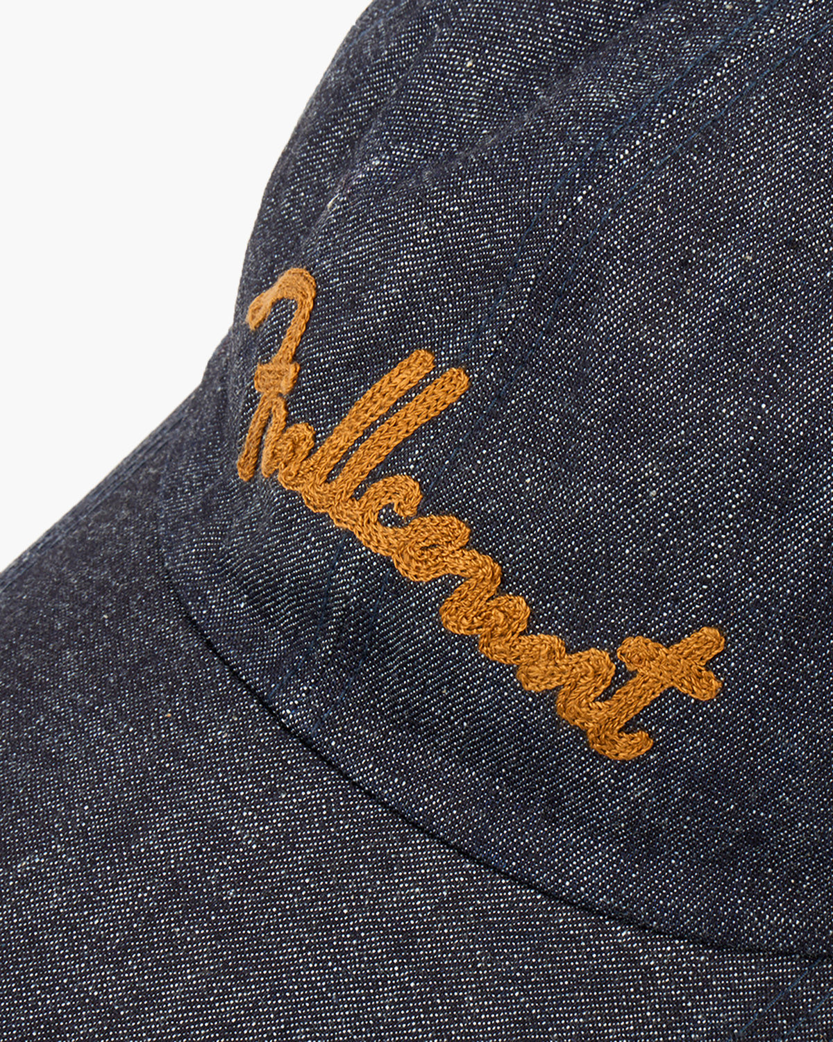 Fullcount 6007 Chain Embroidery Denim Cap - Indigo | Fullcount Hats | JEANSTORE