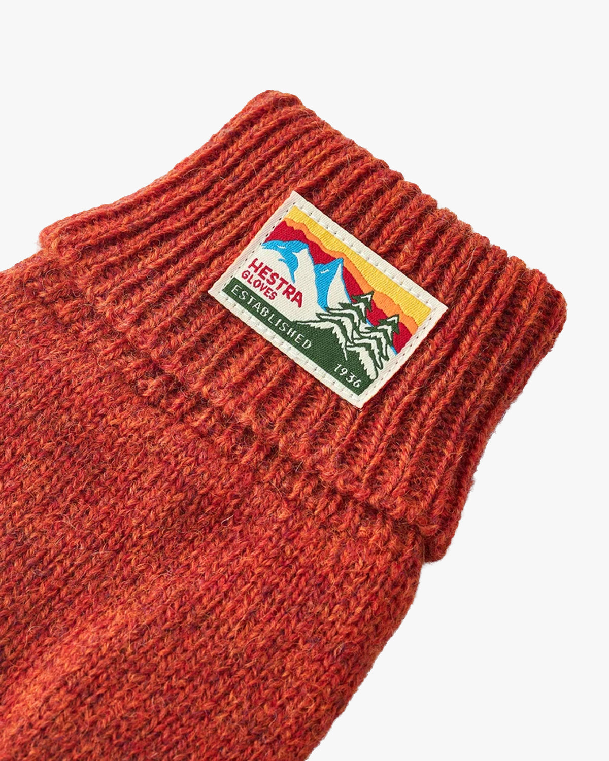 Hestra Raggwool Glove - Flame Red